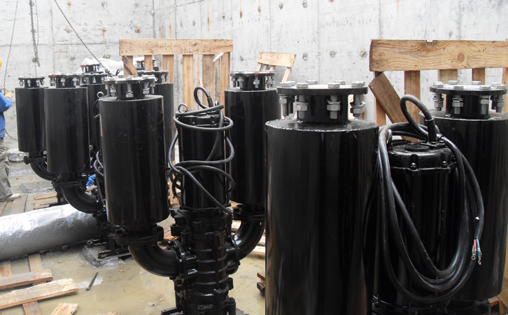 沉水風機施工現場